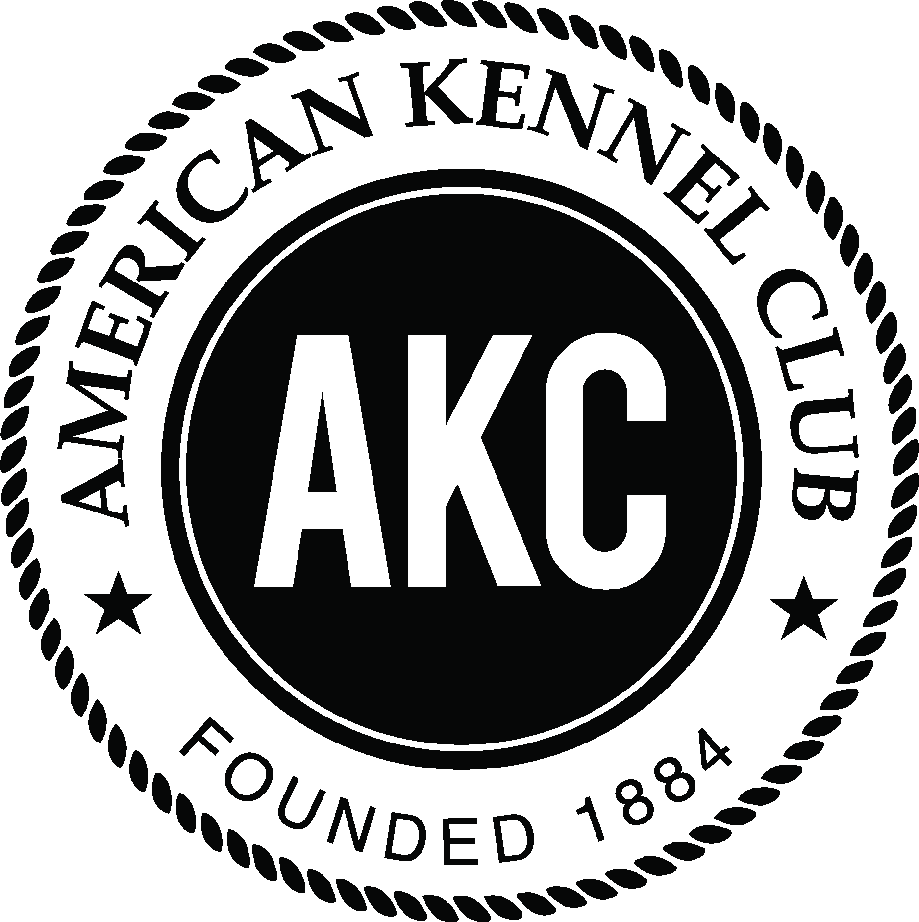 AKC тАУ American Kennel Club Black Logo Vector Logo